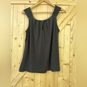 New York & Company Black Sleeveless Top Medium